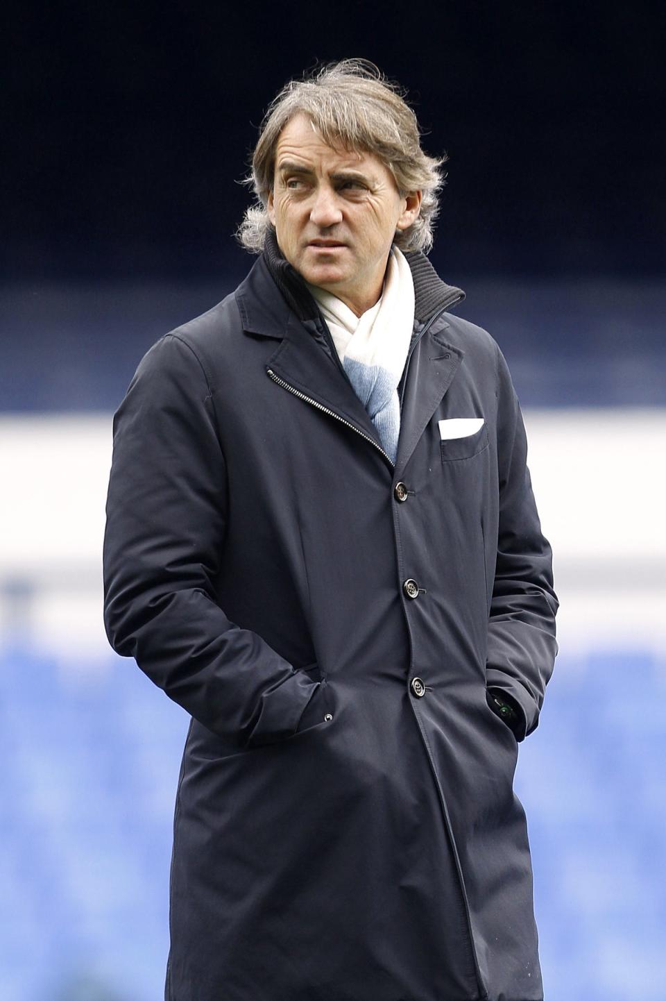 Roberto Mancini was handed a new five-year contract by Manchester City on this day in 2012 (Peter Byrne/PA) (PA Archive)