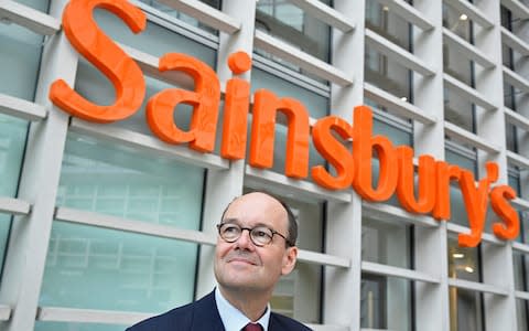 Mike Coupe, CEO of Sainsbury's - Credit: Toby Melville/Reuters
