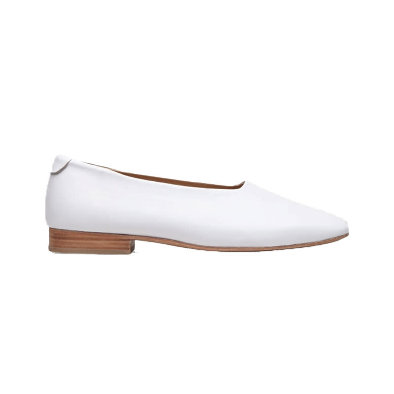 <a rel="nofollow noopener" href="https://www.cosstores.com/us/Women/Shoes/Square-toe_slip-on_shoes/46897-28714216.1#c-15133331" target="_blank" data-ylk="slk:Square-Toe Slip-On Shoes, COS, $135;elm:context_link;itc:0;sec:content-canvas" class="link ">Square-Toe Slip-On Shoes, COS, $135</a>