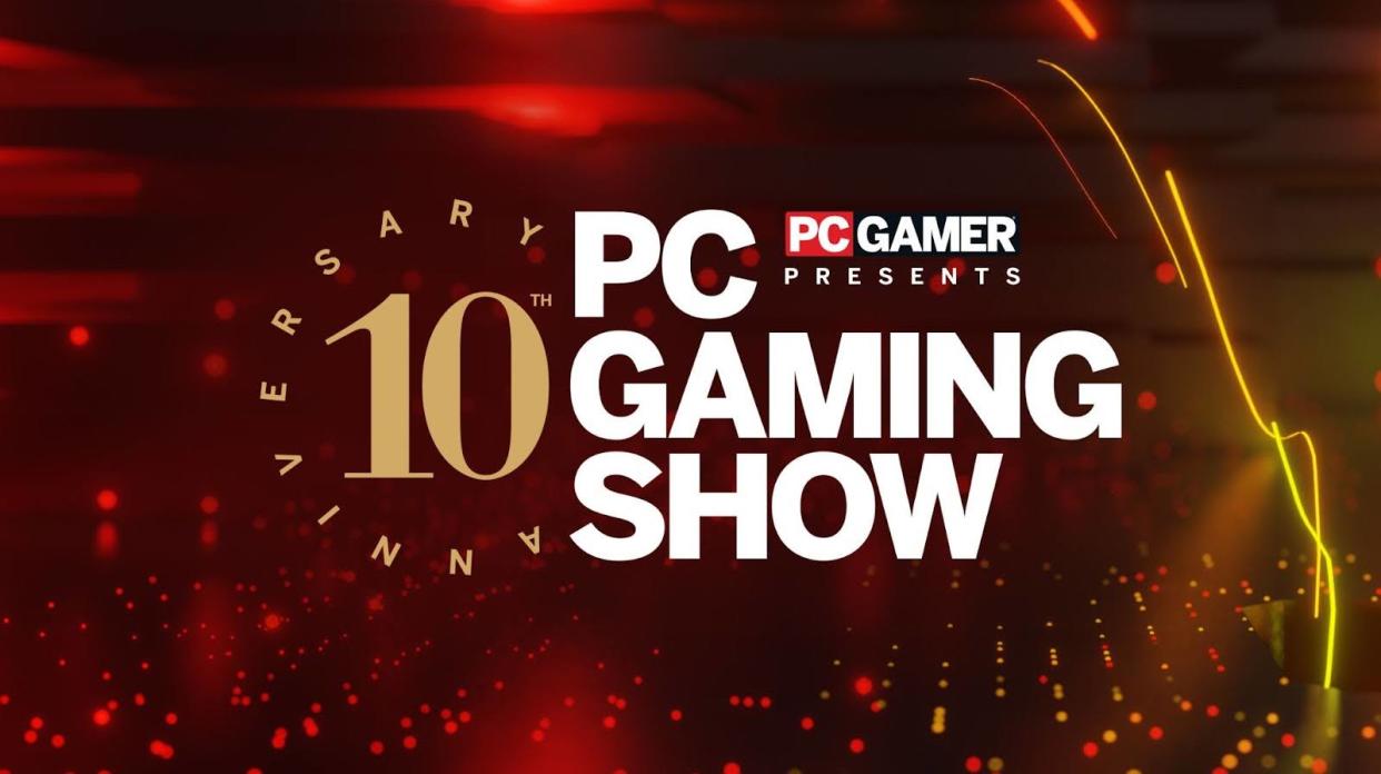 PC Gaming Show 10th Anniversary Logo. 