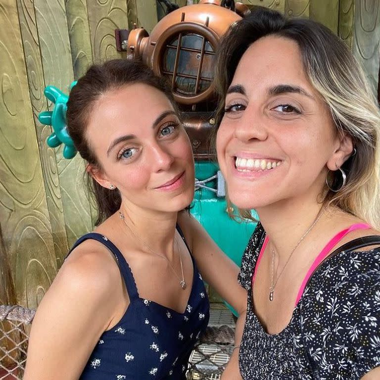 Delfina Pan y su amiga Melanie S., ambas residentes en Miami