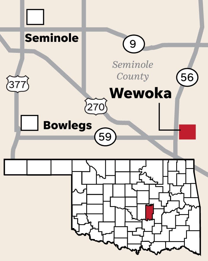 Location of Wewoka