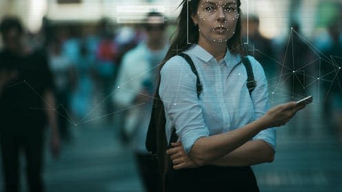 <span class="caption">Facial recognition technology is controversial in many countries.</span> <span class="attribution"><a class="link " href="https://www.shutterstock.com/image-photo/smart-technologies-your-smartphone-collection-analysis-1516856447" rel="nofollow noopener" target="_blank" data-ylk="slk:Shutterstock;elm:context_link;itc:0;sec:content-canvas">Shutterstock</a></span>