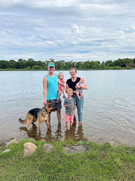 PHOTO: Tyler and Rachel Milless, of Minnesota, are pictured with their three children. (Tyler Milless)