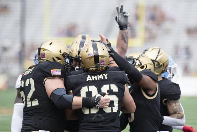 LOOK: Navy, Air Force football teams reveal military-themed