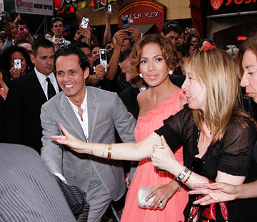 Marc Anthony and Jennifer Lopez at the New York premiere of Picturehouse's El Cantante -7/26/2007 Photo: James Devaney, Wireimage.com