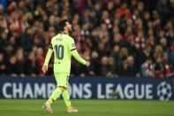 L'année 2019 de Lionel Messi n'a pas été que rose. Le 7 mai 2019 est synonyme d'une élimination en Ligue des Champions, face à Liverpool. Pourtant, au match aller au Camp Nou, Lionel Messi avait impressionné tout le monde en inscrivant un doublé dans les quinze dernières minutes. Victoire 3-0 du Barça. Au retour, à Anfield, ce n'est pas la même limonade. Les Catalans coulent et sont victimes d'une remontada, 4-0, sous les yeux d'un Lionel Messi capitaine incapable de remobiliser ses troupes. Pas de cinquième Ligue des Champions pour Leo mais un titre de meilleur buteur de la compétition, avec 12 réalisations. (crédit AFP)