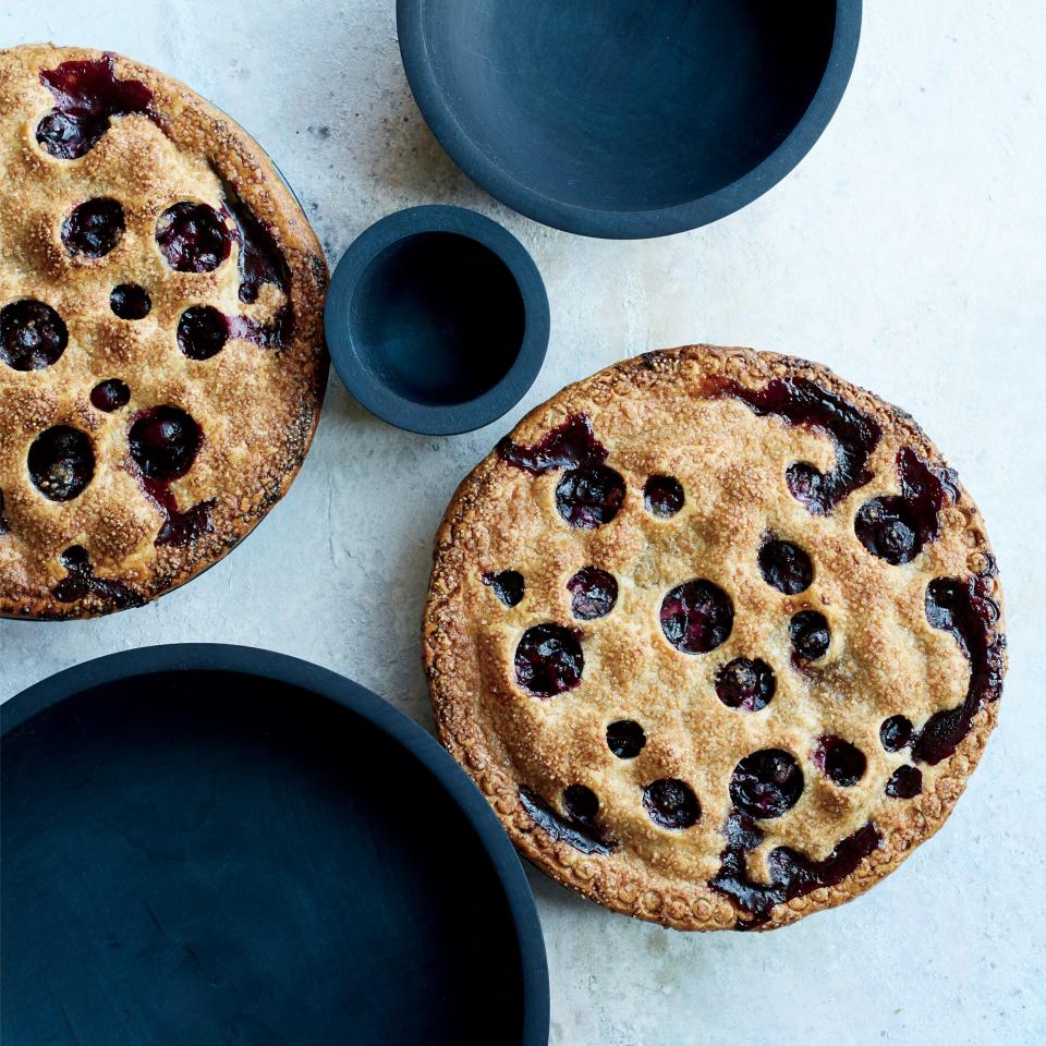 Blueberry Pie with Rye Crust