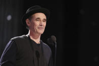 Mark Rylance appears during a rehearsal for the 89th Academy Awards on Saturday, Feb. 25, 2017. The Academy Awards will be held at the Dolby Theatre on Sunday. (Photo by Matt Sayles/Invision/AP)