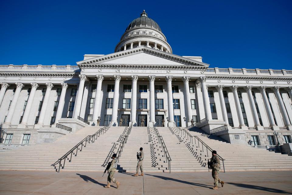 Utah capitol presidential inauguration