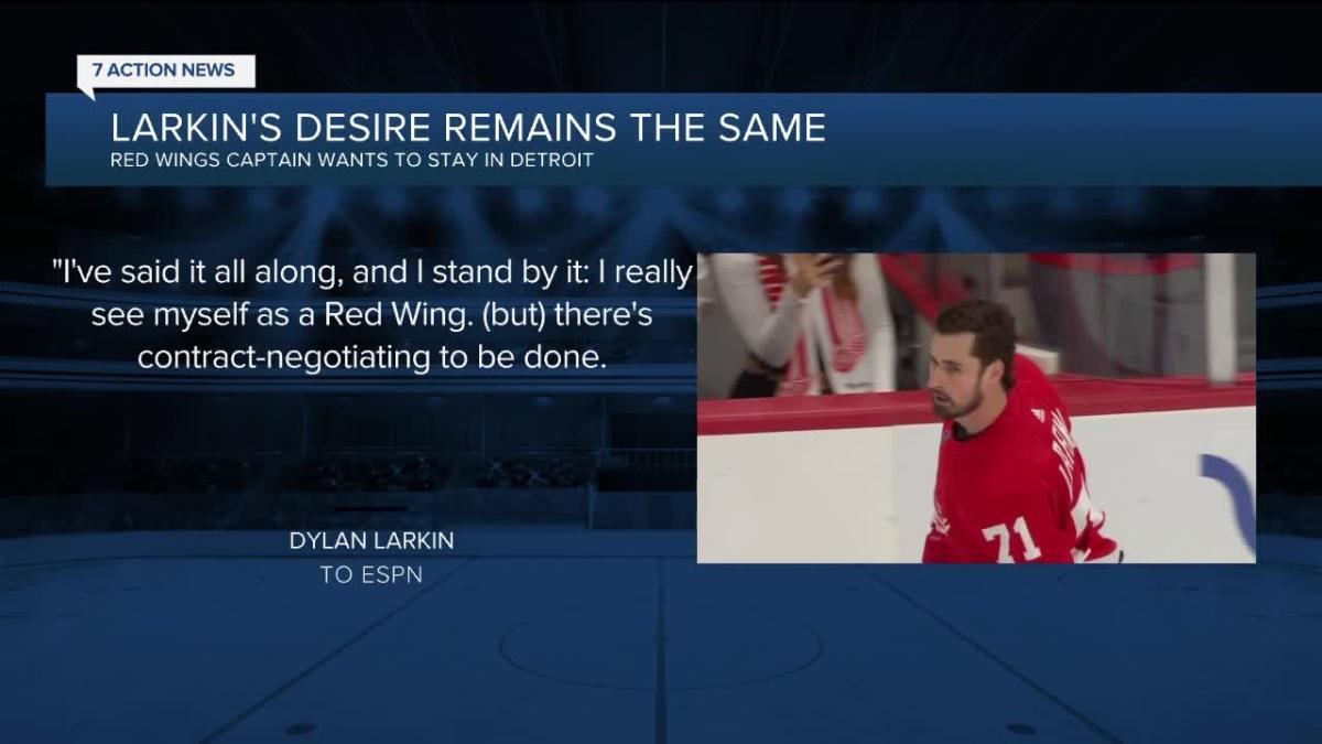 Dylan Larkin on contract talks: I see myself as a Red Wing - ESPN