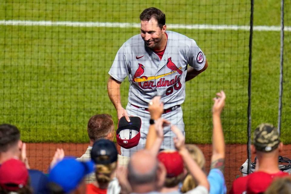 Adam Wainwright likely will be on the mound for the St. Louis Cardinals’ home opener in the last season of his professional career. Barring any injuries, Wainwright, Jack Flaherty, Steven Matz, Miles Mikolas and Jordan Montgomery will make up the club’s rotation this season.