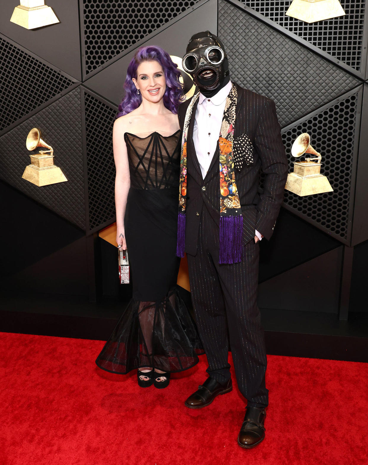 Kelly Osbourne and Sid Wilson at 2024 Grammys. (Matt Winkelmeyer / Getty Images)