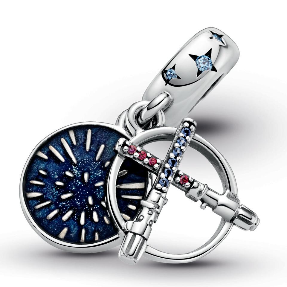 Pandora x Star Wars Lightsaber Double Dangle charm, S$99. (PHOTO: Pandora)