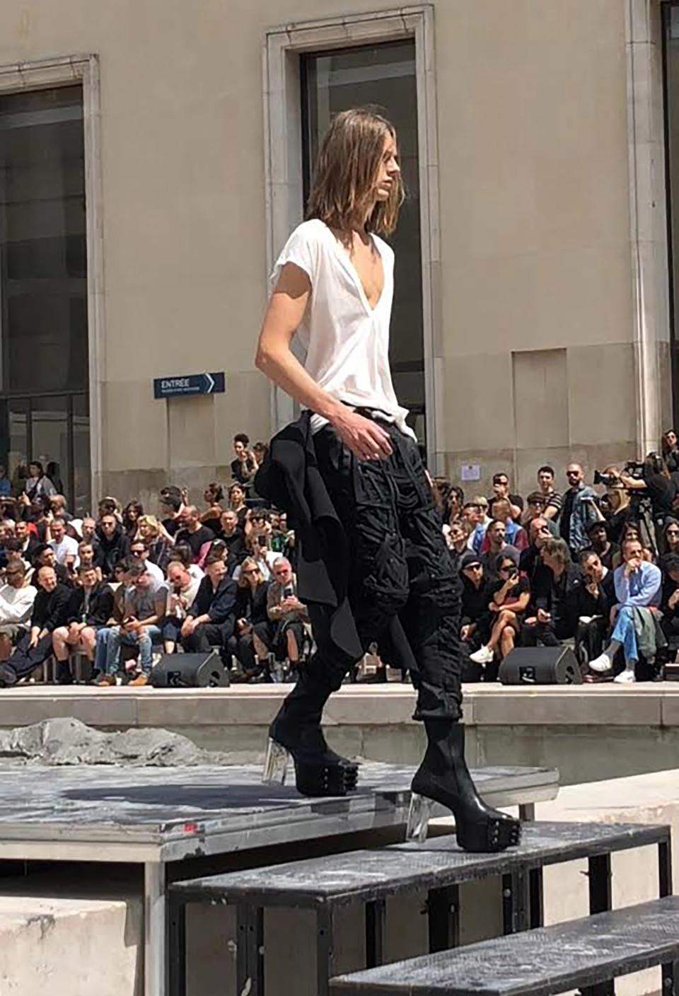 Apocalyptic setting at Rick Owens