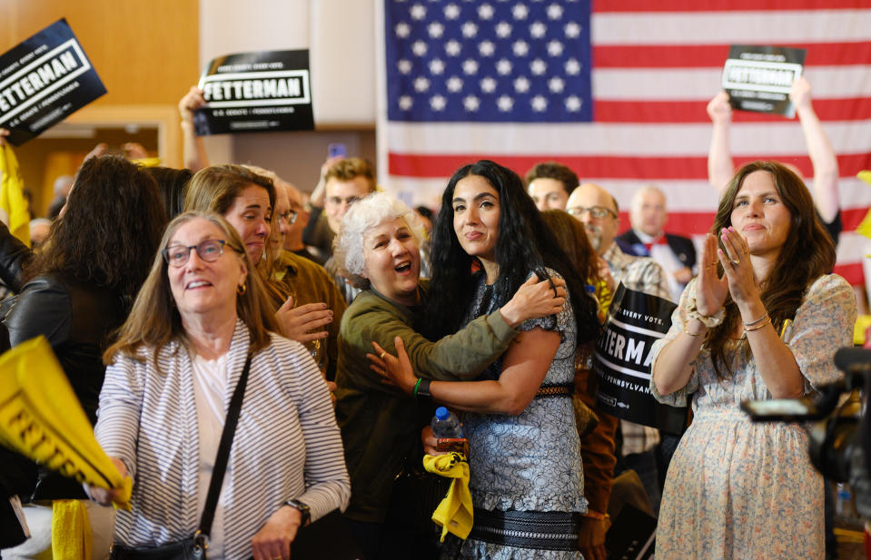 Election Night Party For Democratic Senate Candidate John Fetterman (Justin Merriman / Bloomberg via Getty Images)