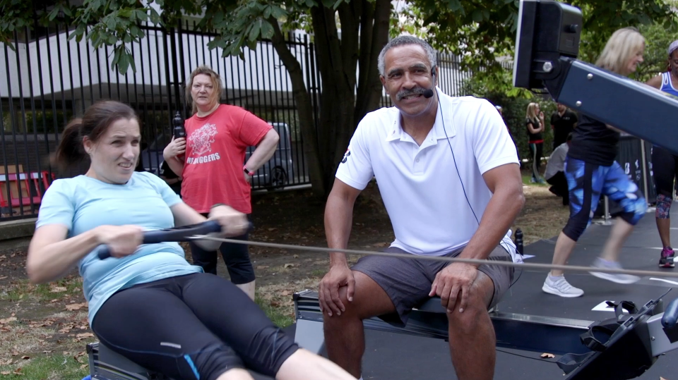 Daley Thompson was speaking at the launch of his pop-up gym on London’s Southbank