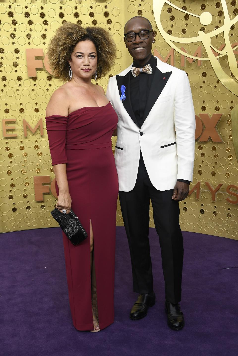 <h1 class="title">Bridgid Coulter and Don Cheadle in Isaia</h1><cite class="credit">Photo: Getty Images</cite>