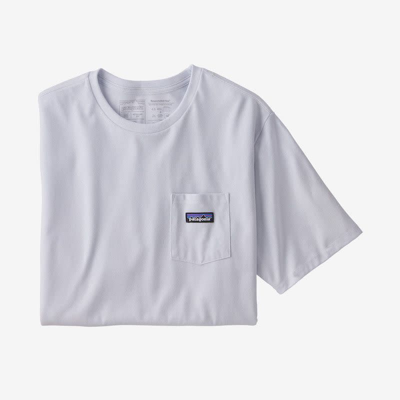 <p><a href="https://go.redirectingat.com?id=74968X1596630&url=https%3A%2F%2Fwww.patagonia.com%2Fproduct%2Fmens-p-6-label-pocket-responsibili-tee%2F37406.html&sref=https%3A%2F%2F" rel="nofollow noopener" target="_blank" data-ylk="slk:Shop Now;elm:context_link;itc:0;sec:content-canvas" class="link rapid-noclick-resp">Shop Now</a></p><p> Label Pocket Tee</p><p>$18.99</p><p>patagonia.com</p>