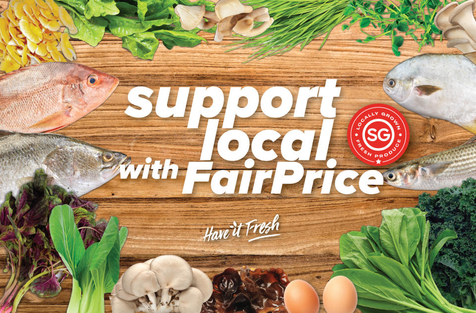 Support local at Fairprice (Photo: NTUC Fairprice)