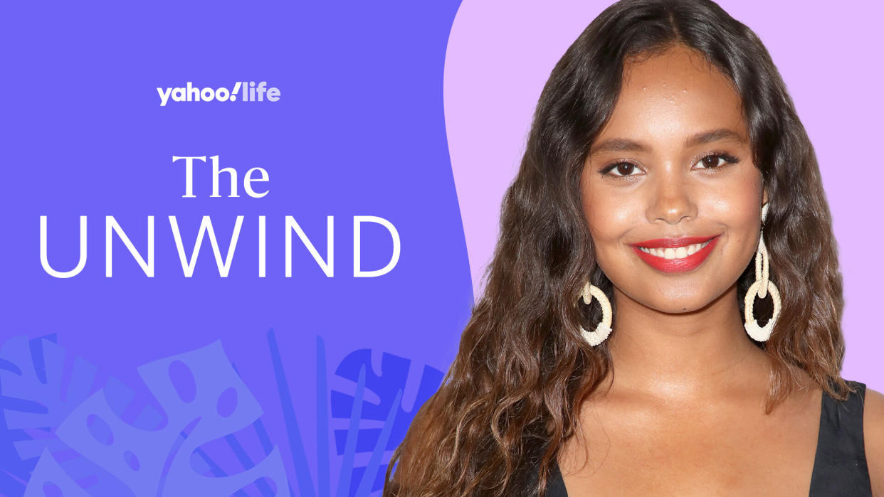 Actress Alisha Boe opens up about social media and making positive affirmations. (Photo: Getty; designed by Quinn Lemmers)