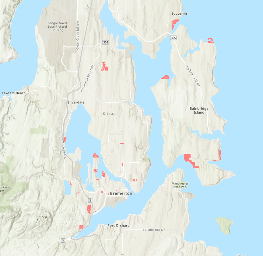 A research team at the University of Washington published a map that marked over 2,300 properties in Kitsap County that had racial restrictions between the 1920s to 1940s.