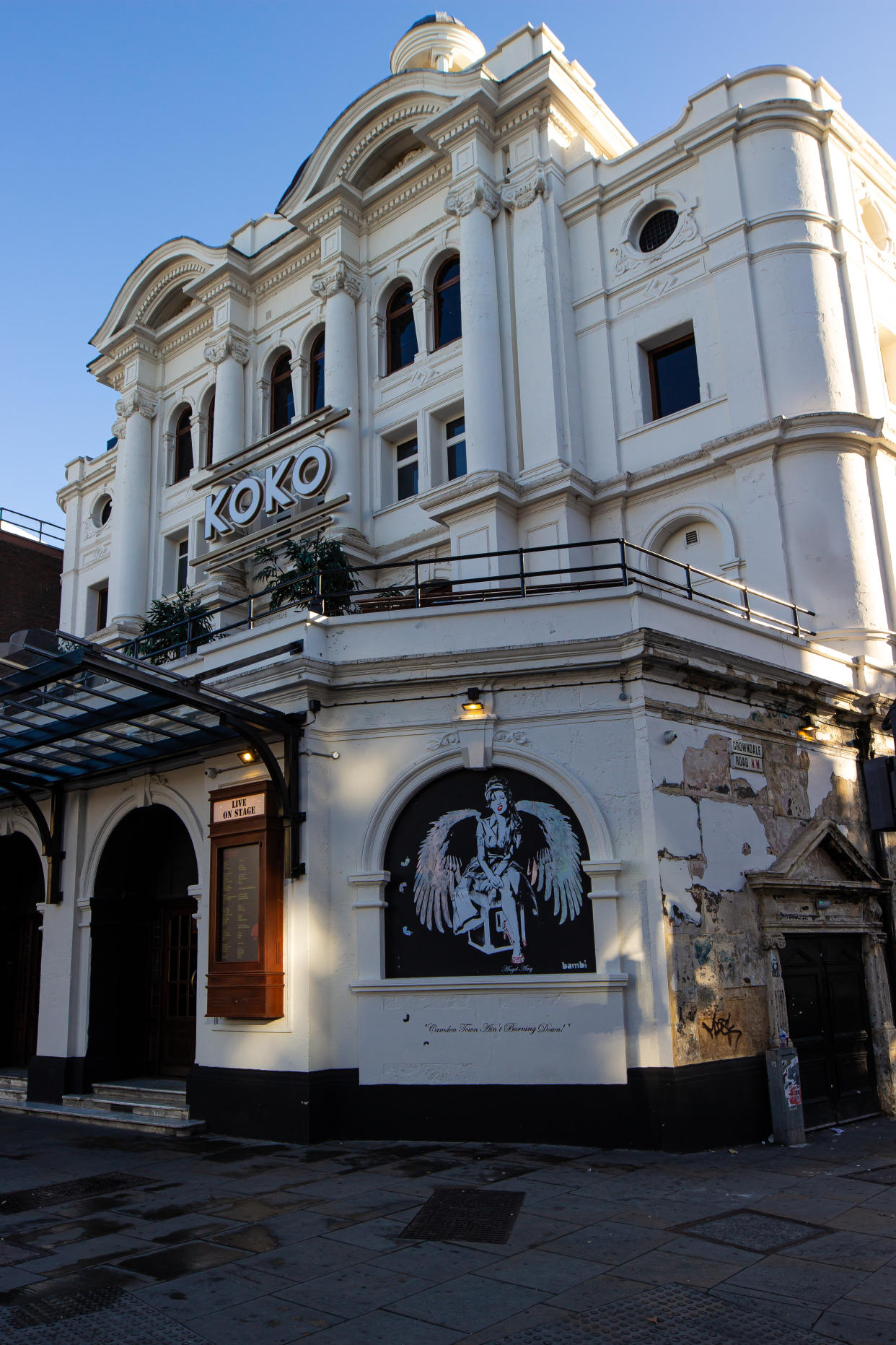 A new graffiti artwork of Amy Winehouse on the front of Koko by street artist Bambi (Ginnypa/Koko)