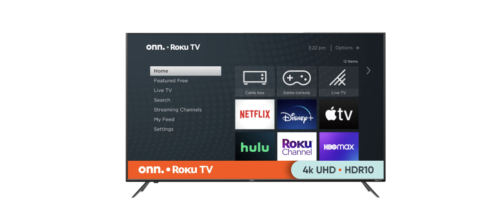 Smart TV Onn Class 4K UHD LED con Roku de 55 pulgadas. (Foto: Walmart)