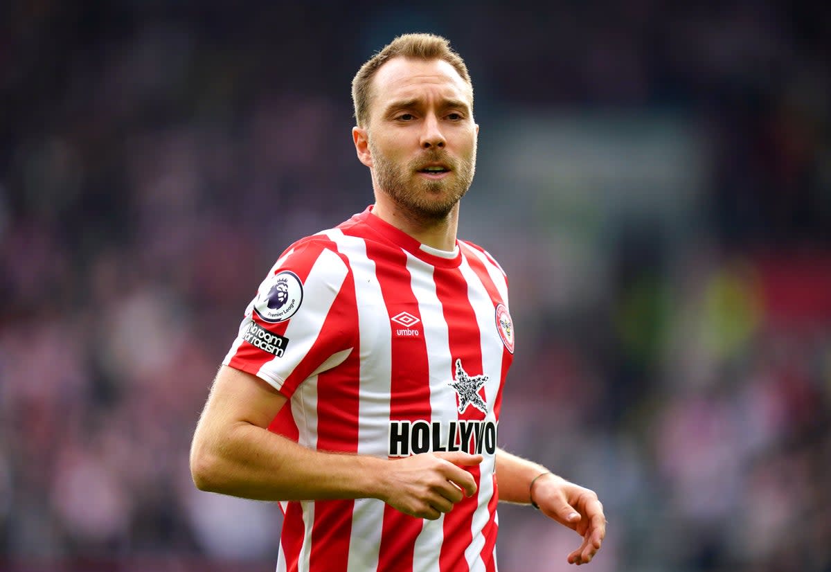 Christian Eriksen is reportedly eager to leave Brentford (Adam Davy/PA) (PA Wire)