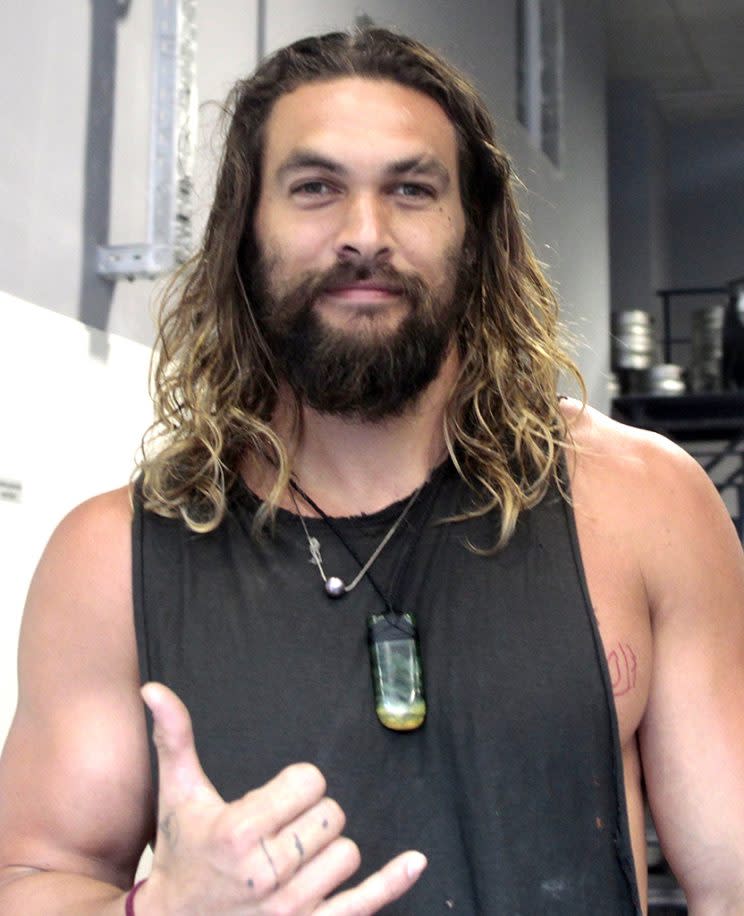 Jason Momoa, seen here in Barcelona last year, is one chill dude. (Photo: Europa Press via Getty Images)