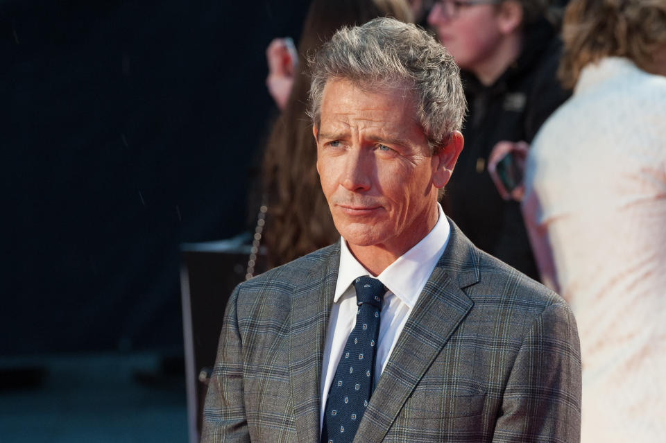 Ben Mendelsohn attends the UK premiere of 'The King' during the 63rd BFI London Film Festival. (Credit: Wiktor Szymanowicz/Barcroft Media via Getty Images)