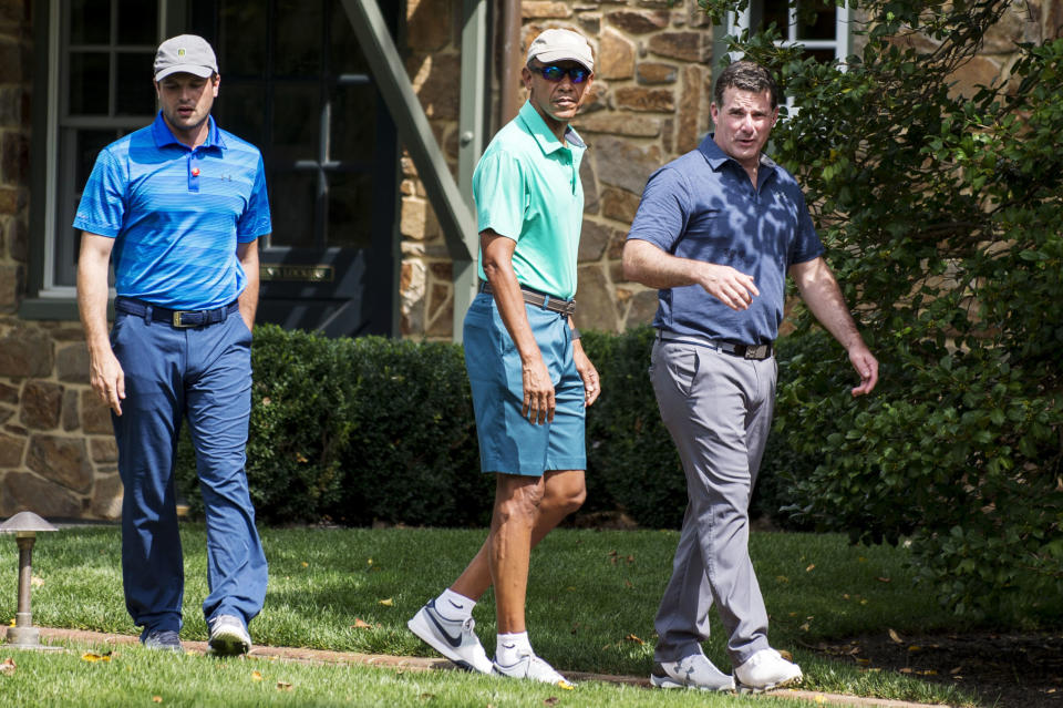 <p>Golf Dad Obama™<span>.</span></p>