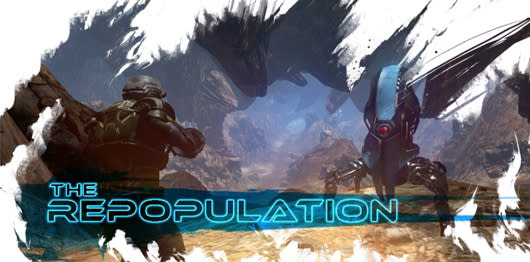 The Repopulation splash banner