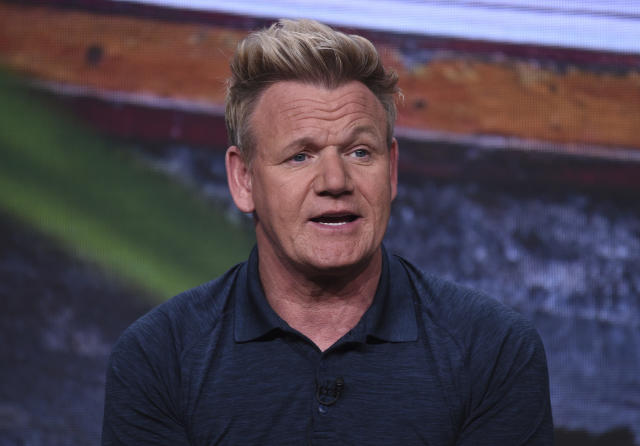 Chef Gordon Ramsay participates in National Geographic's &quot;Gordon Ramsay: Uncharted&quot; panel at the Television Critics Association Summer Press Tour on Tuesday, July 23, 2019, in Beverly Hills, Calif. (Photo by Chris Pizzello/Invision/AP)