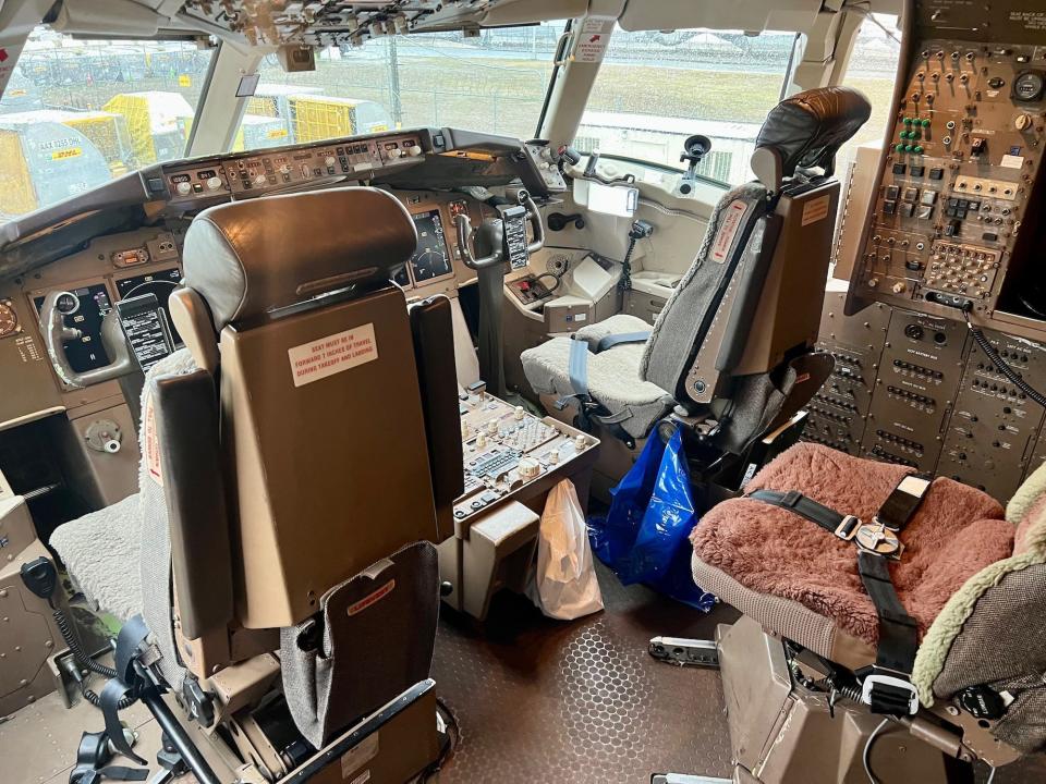 ABX converted Boeing 767-300 freighter tour at New York-JFK airport in January.