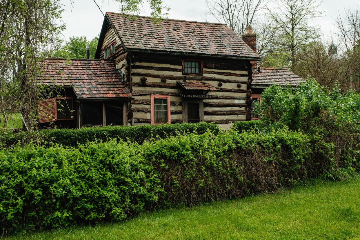 The Bimeler Cabin was constructed in 1817 in Zoar.