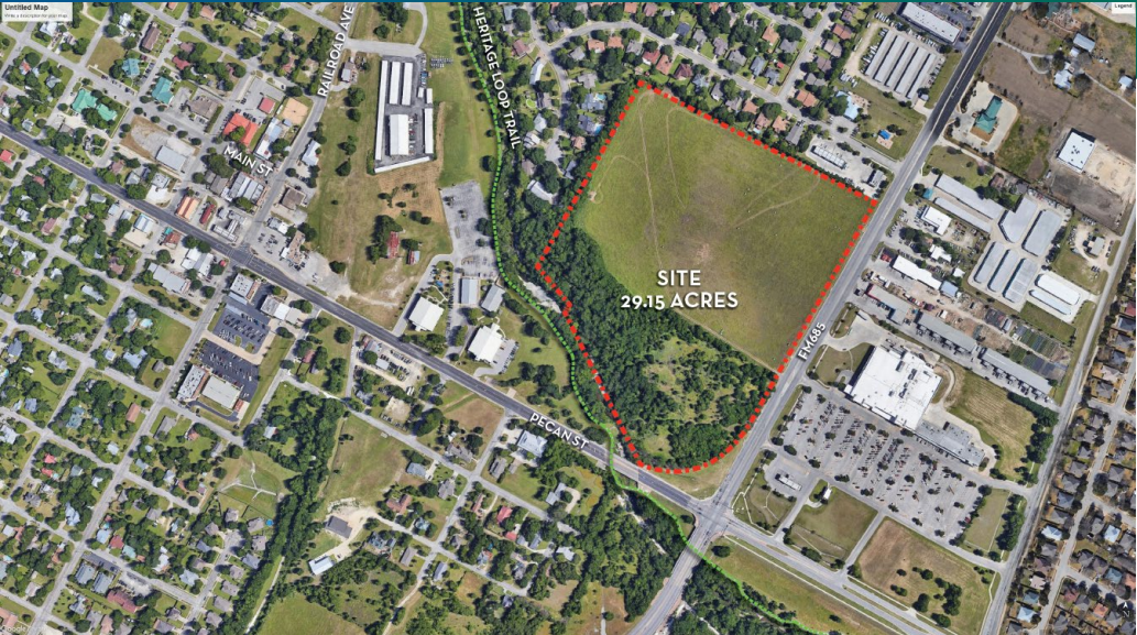 The Downtown East project is part of Pflugerville's plan to develop the Pfluger Tract, 29 acres at the northwest corner of FM 685 and E. Pecan Street.