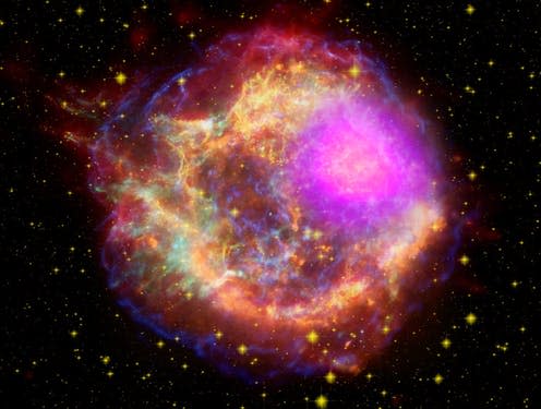 <span class="caption">The supernova remnant Cassiopeia A.</span> <span class="attribution"><span class="source">NASA</span></span>