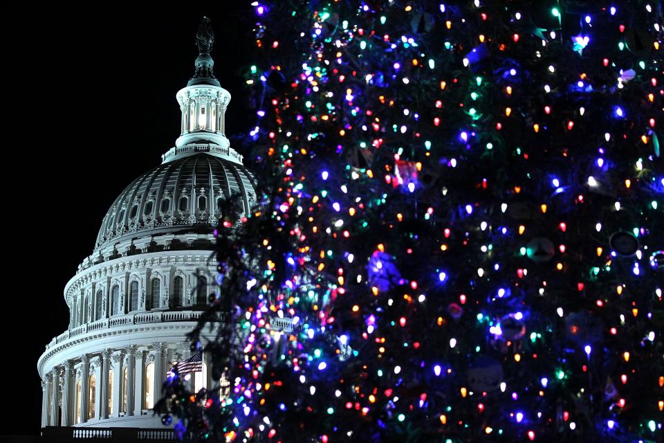 John Boehner Lights Capitol Christmas Tree At Ceremony