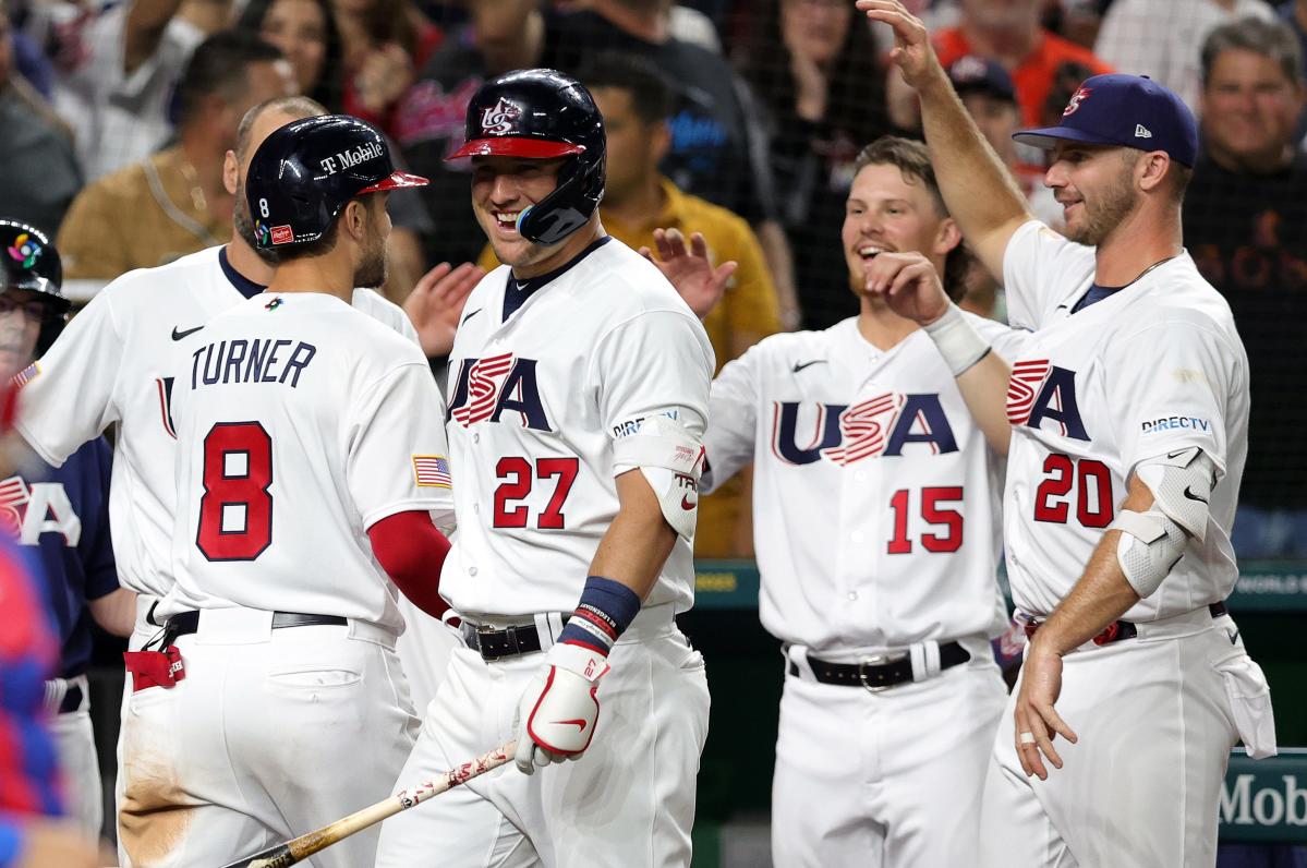 Team USA defeats Cuba to reach championship game of World Baseball Classic