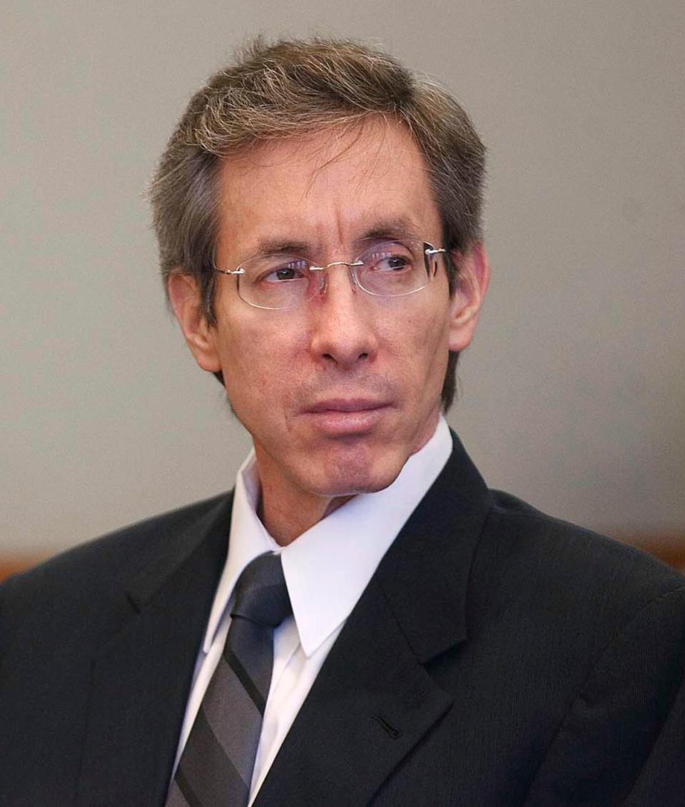 In this Nov. 15, 2010 file photo, Warren Jeffs sits in the Third District Court in Salt Lake City.