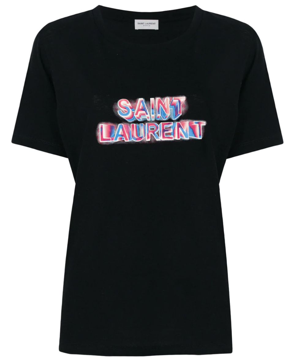 SAINT LAURENT NEON TEE, $490 (SGD675) (PHOTO: FARFETCH)