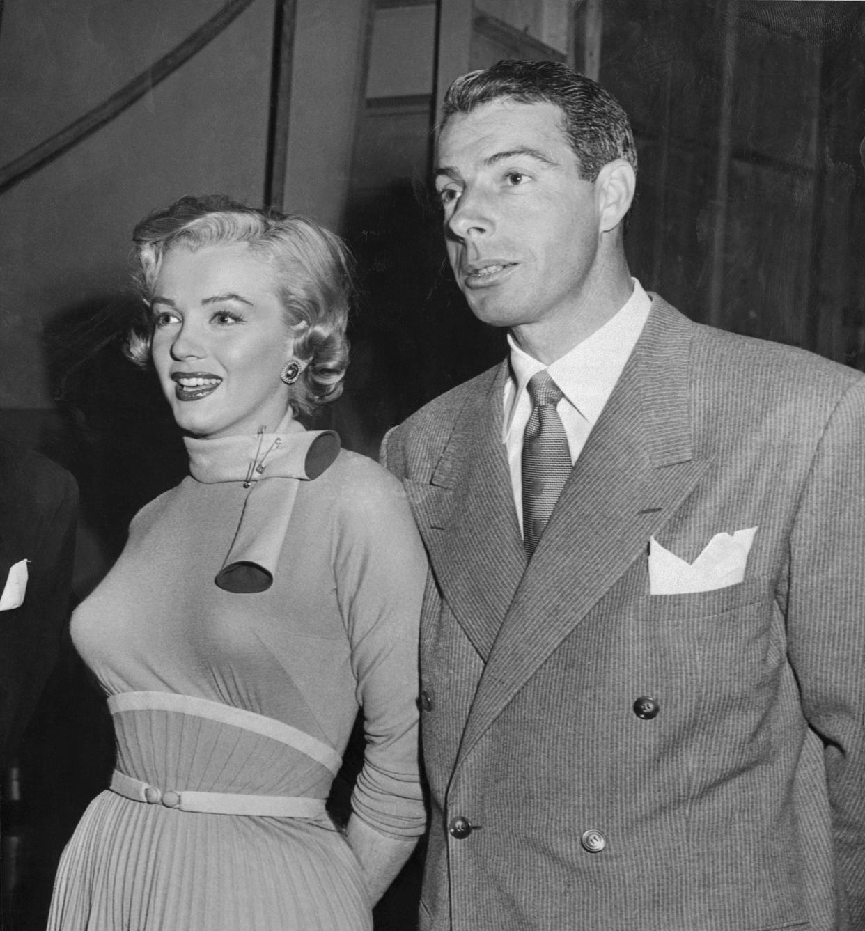 Marilyn Monroe and Joe DiMaggio (Bettmann Archive)
