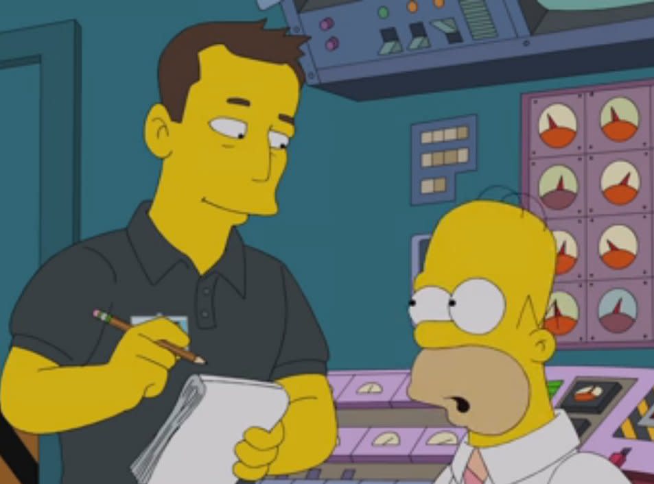 elon musk the simpsons