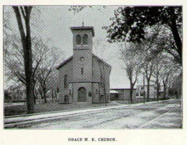 The Grace Methodist Episcopal Church was located on Weir Street, on the corner of Somerset Avenue.