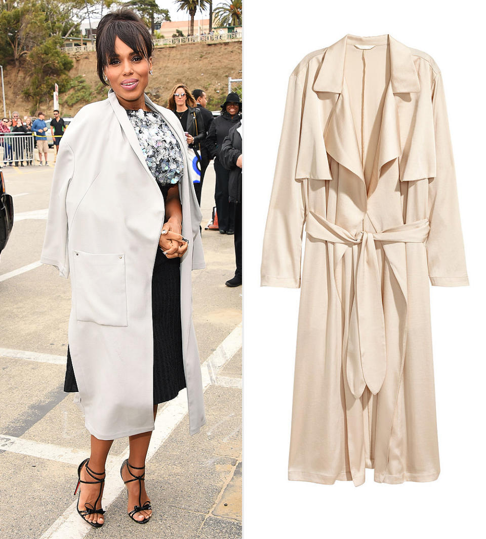 The Trend: Soft Drapey Trench Coat