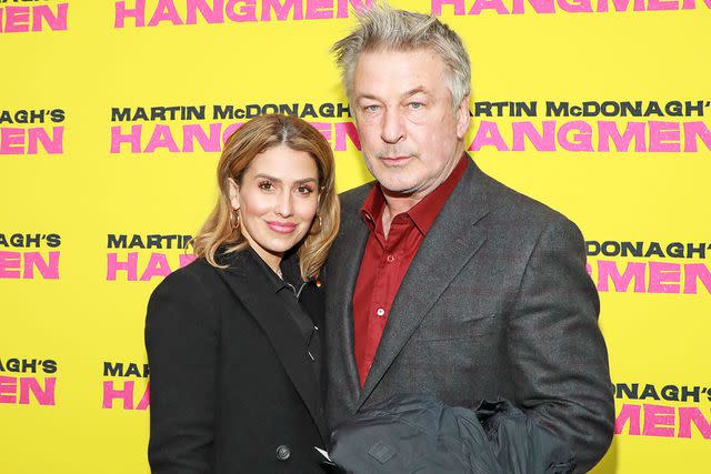 Hilaria Baldwin poses next to stepdaughter Ireland as she expresses hopes  her child will be as tall