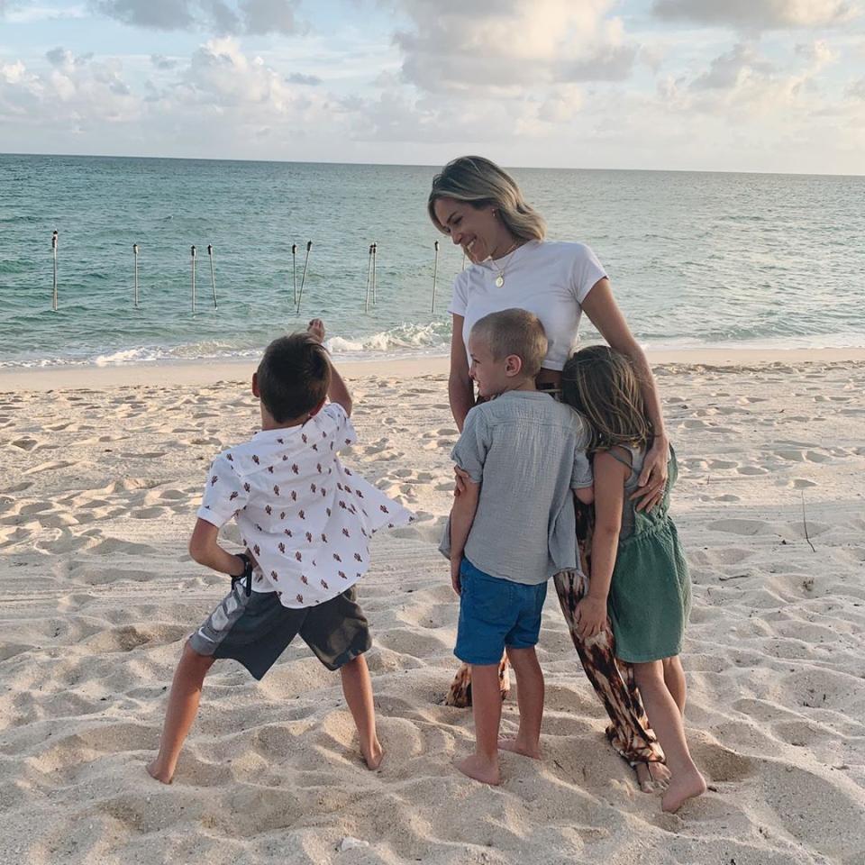 "The thing that matters most," Cavallari captioned a rare photo of herself and all three of her children.