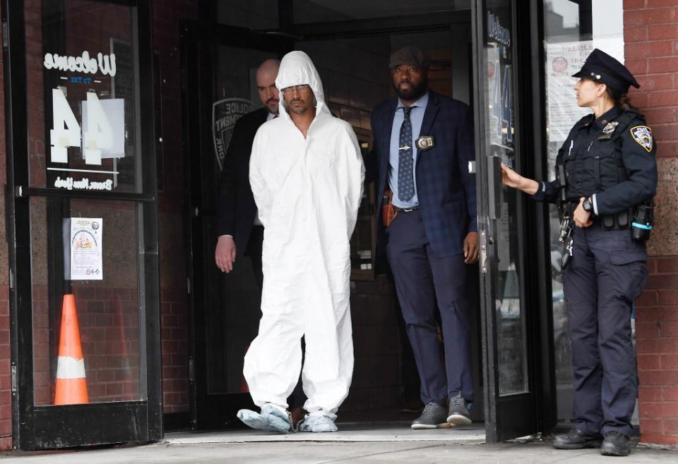 Sheldon Johnson Jr., 48, was charged with murder after cops discovered the dismembered remains of 44-year-old Collin Small stashed in a freezer inside the victim’s Bronx apartment. Matthew McDermott