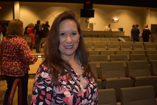 2024 congressional candidate Lillian Joseph attends a candidate forum at Gaston Christian School on Wednesday, Feb. 7.